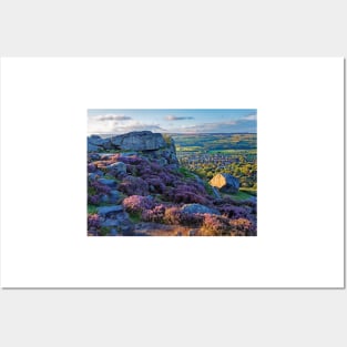 Cow and Calf Rocks, Ilkley Moor Posters and Art